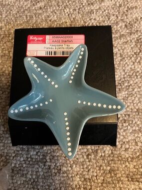 thirty-one Blue Starfish Keepsake Tray